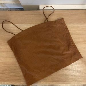 American Eagle thin bungee strap square neck tank top